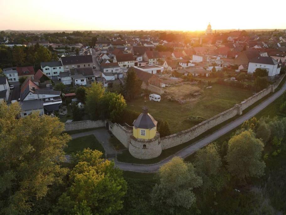 Ferienwohnung Boerdeblick Barby Esterno foto