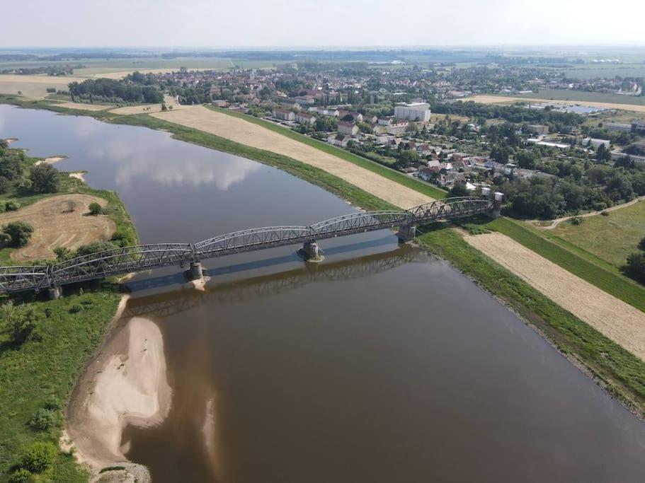 Ferienwohnung Boerdeblick Barby Esterno foto