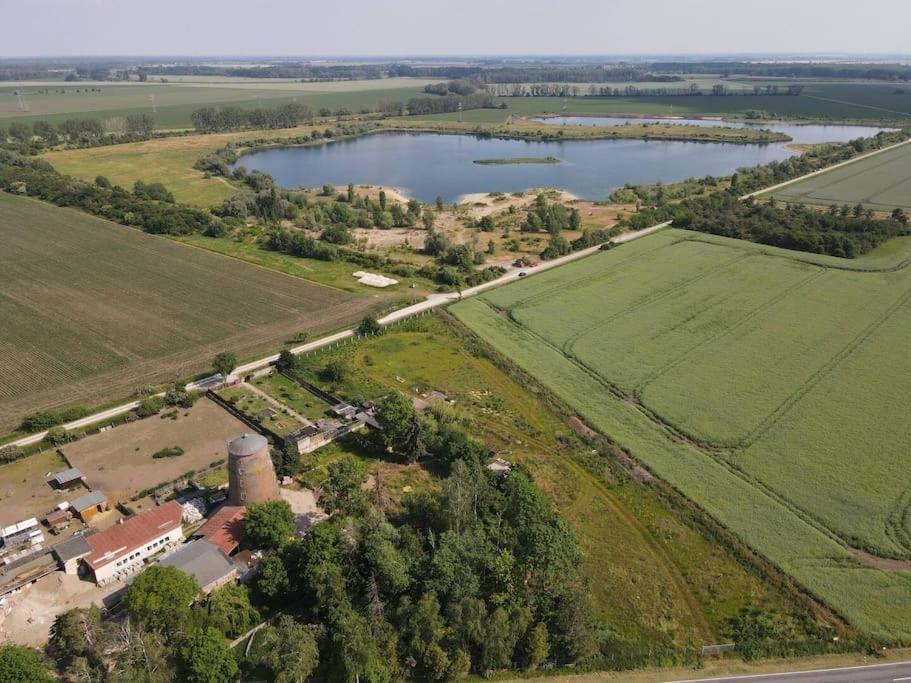 Ferienwohnung Boerdeblick Barby Esterno foto